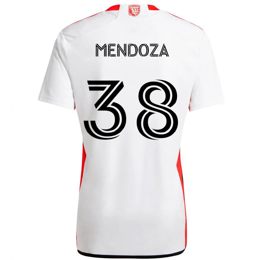Danxen Mænd Edwyn Mendoza #38 Sort Mørkeblå Udebane Spillertrøjer 2025/26 Trøje T-Shirt