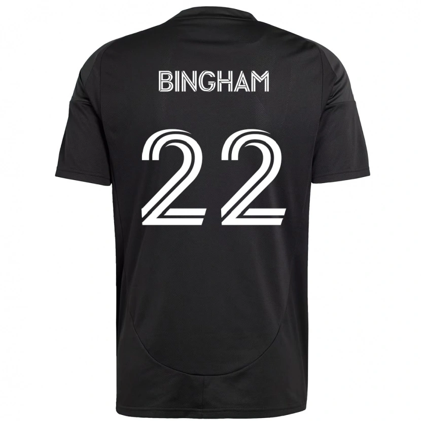 Danxen Mænd David Bingham #22 Himmelblå Hvid Udebane Spillertrøjer 2025/26 Trøje T-Shirt