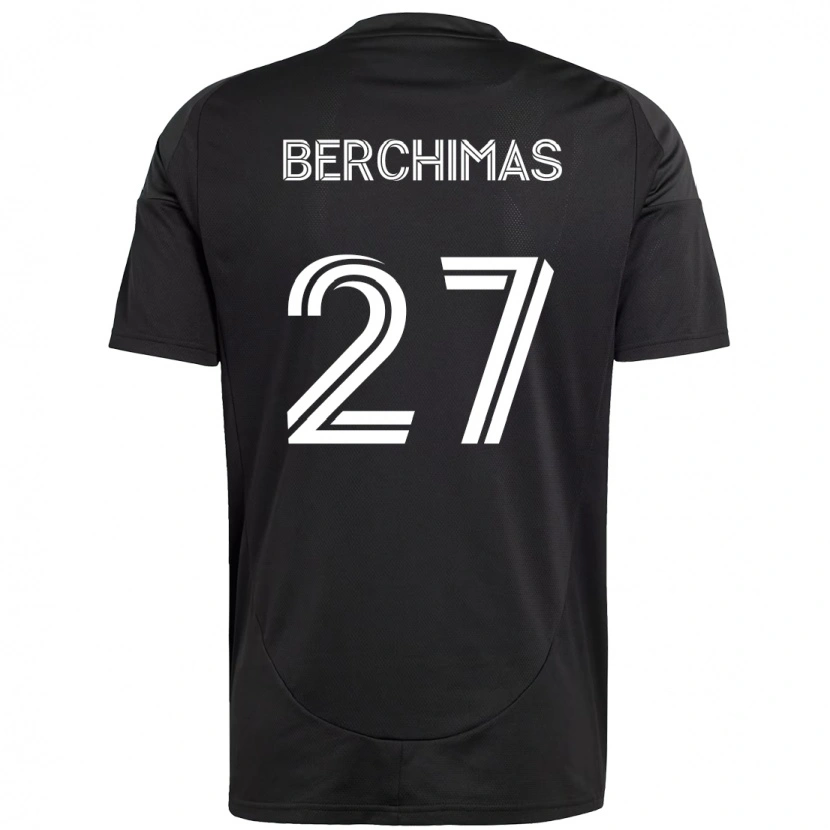 Danxen Mænd Nimfasha Berchimas #27 Himmelblå Hvid Udebane Spillertrøjer 2025/26 Trøje T-Shirt
