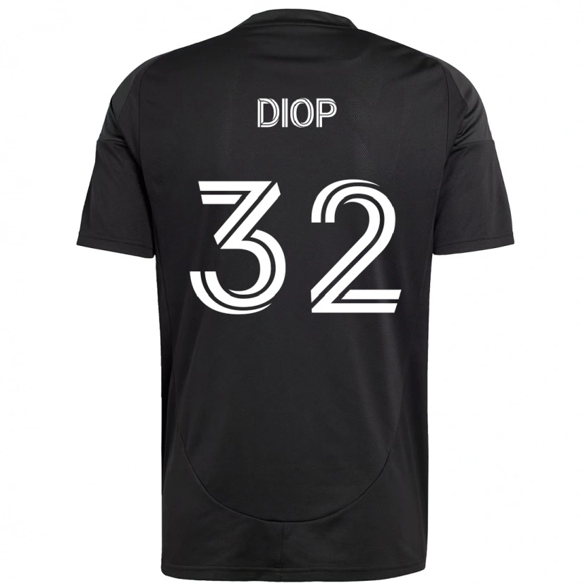 Danxen Mænd Hamady Diop #32 Himmelblå Hvid Udebane Spillertrøjer 2025/26 Trøje T-Shirt