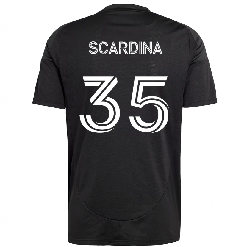 Danxen Mænd Nick Scardina #35 Himmelblå Hvid Udebane Spillertrøjer 2025/26 Trøje T-Shirt