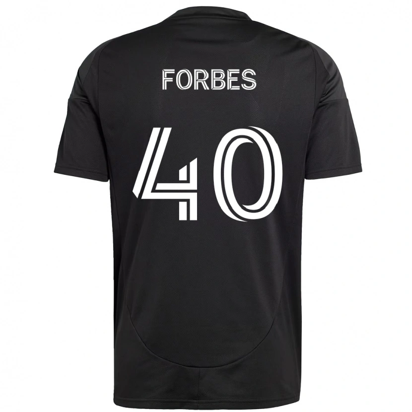 Danxen Mænd Jahlane Forbes #40 Himmelblå Hvid Udebane Spillertrøjer 2025/26 Trøje T-Shirt