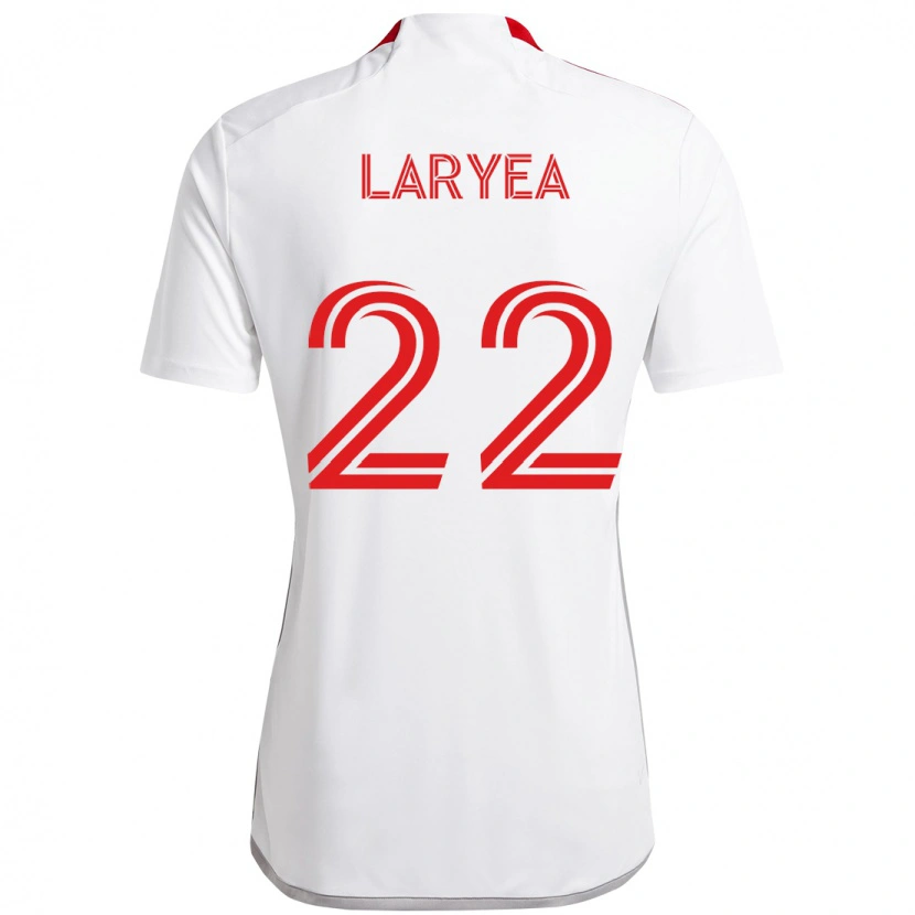 Danxen Mænd Richie Laryea #22 Rød Hvid Udebane Spillertrøjer 2025/26 Trøje T-Shirt