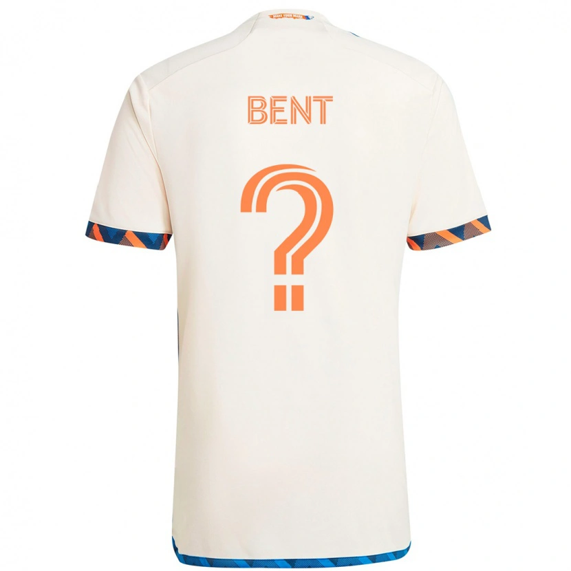 Danxen Mænd Brandon Bent #0 Mørkeblå Orange Udebane Spillertrøjer 2025/26 Trøje T-Shirt