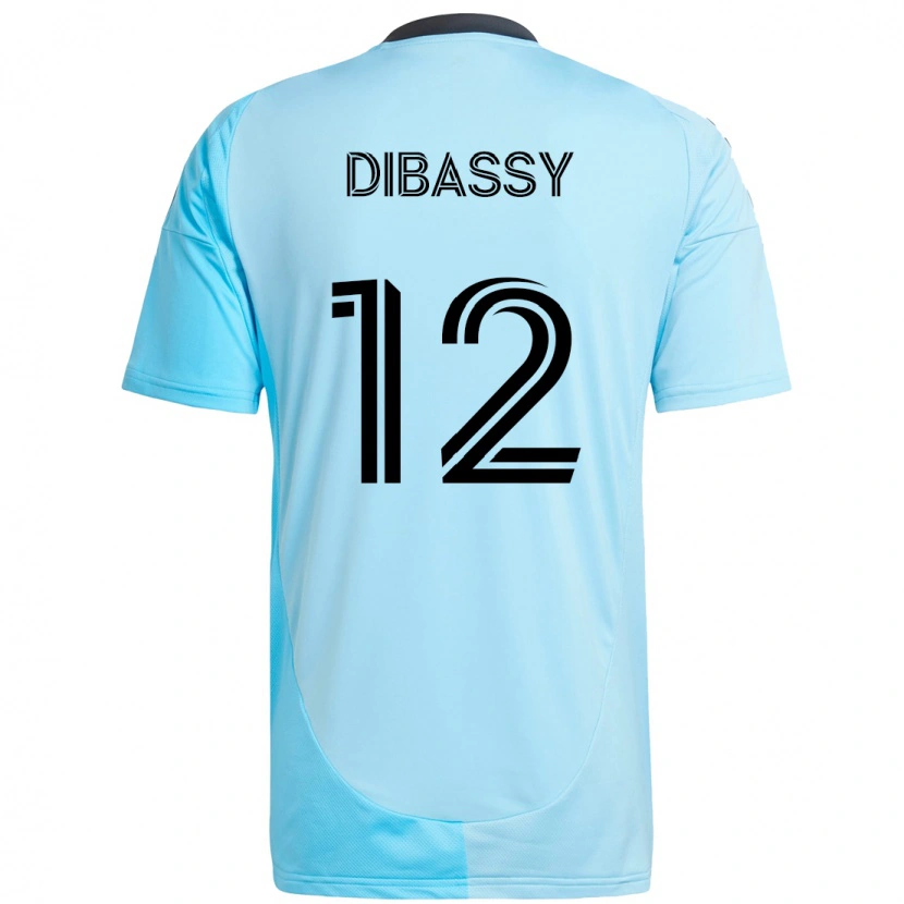 Danxen Mænd Bakaye Dibassy #12 Sort Blå Udebane Spillertrøjer 2025/26 Trøje T-Shirt