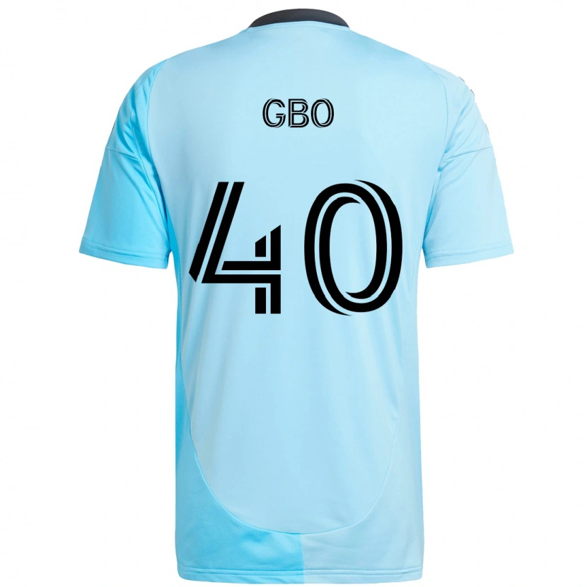Danxen Mænd Cedrik Gbo #40 Sort Blå Udebane Spillertrøjer 2025/26 Trøje T-Shirt