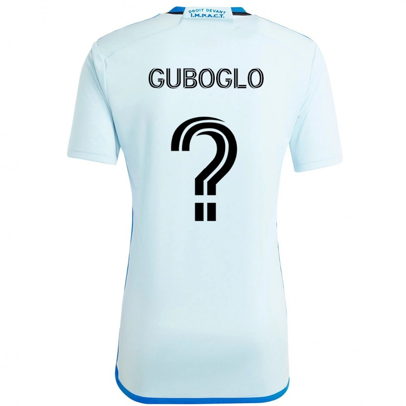 Danxen Mænd Yuri Guboglo #0 Mørkeblå Sort Udebane Spillertrøjer 2025/26 Trøje T-Shirt