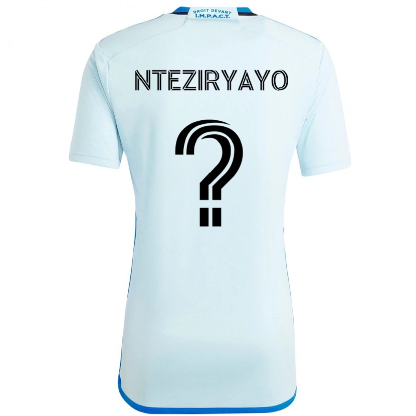 Danxen Mænd Josh Nteziryayo #0 Mørkeblå Sort Udebane Spillertrøjer 2025/26 Trøje T-Shirt