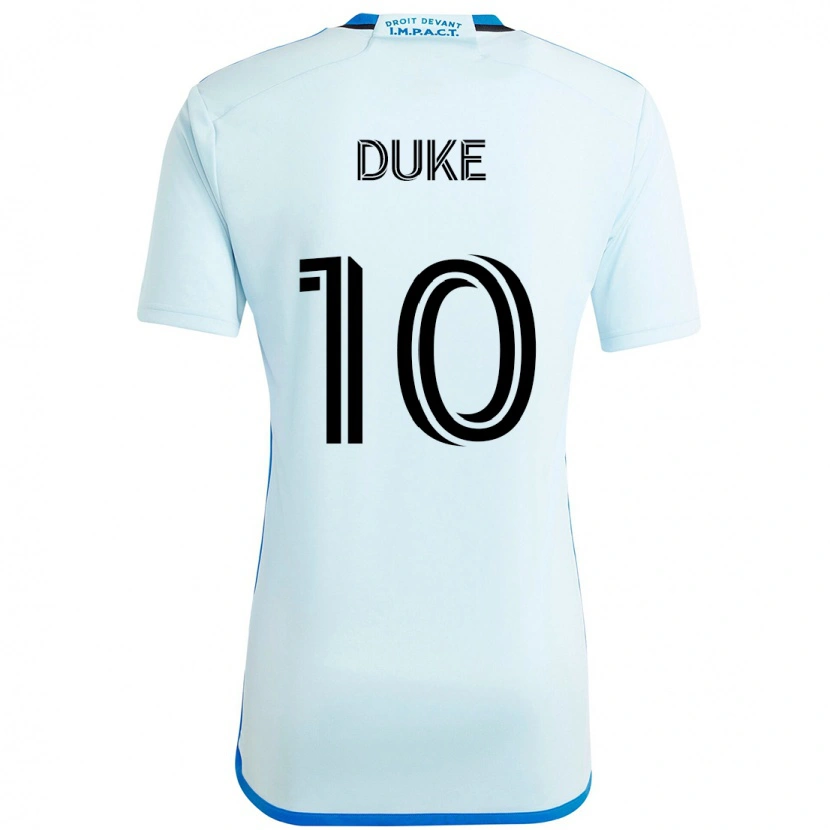 Danxen Mænd Bryce Duke #10 Mørkeblå Sort Udebane Spillertrøjer 2025/26 Trøje T-Shirt