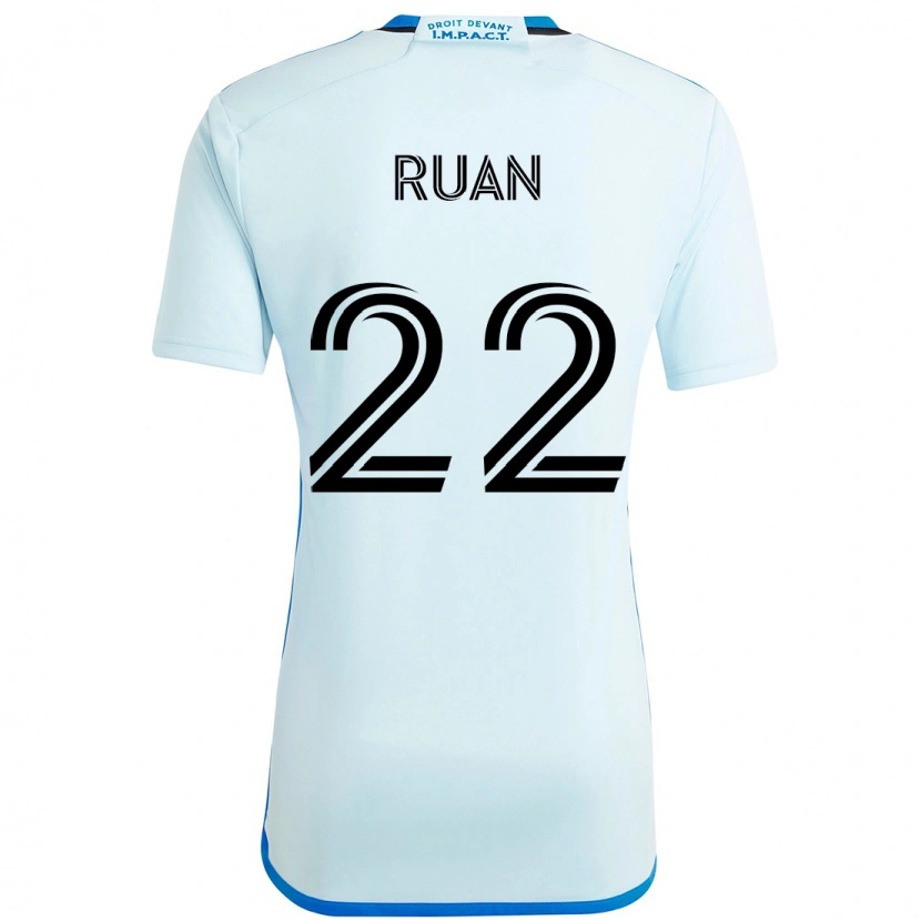Danxen Mænd Ruan #22 Mørkeblå Sort Udebane Spillertrøjer 2025/26 Trøje T-Shirt