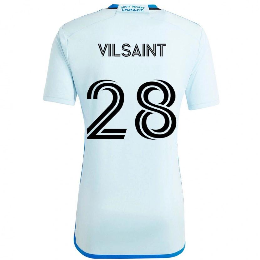 Danxen Mænd Jules-Anthony Vilsaint #28 Mørkeblå Sort Udebane Spillertrøjer 2025/26 Trøje T-Shirt