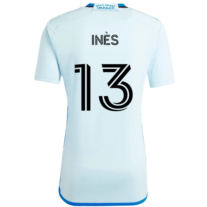 Danxen Mænd Nourani Inès #13 Mørkeblå Sort Udebane Spillertrøjer 2025/26 Trøje T-Shirt