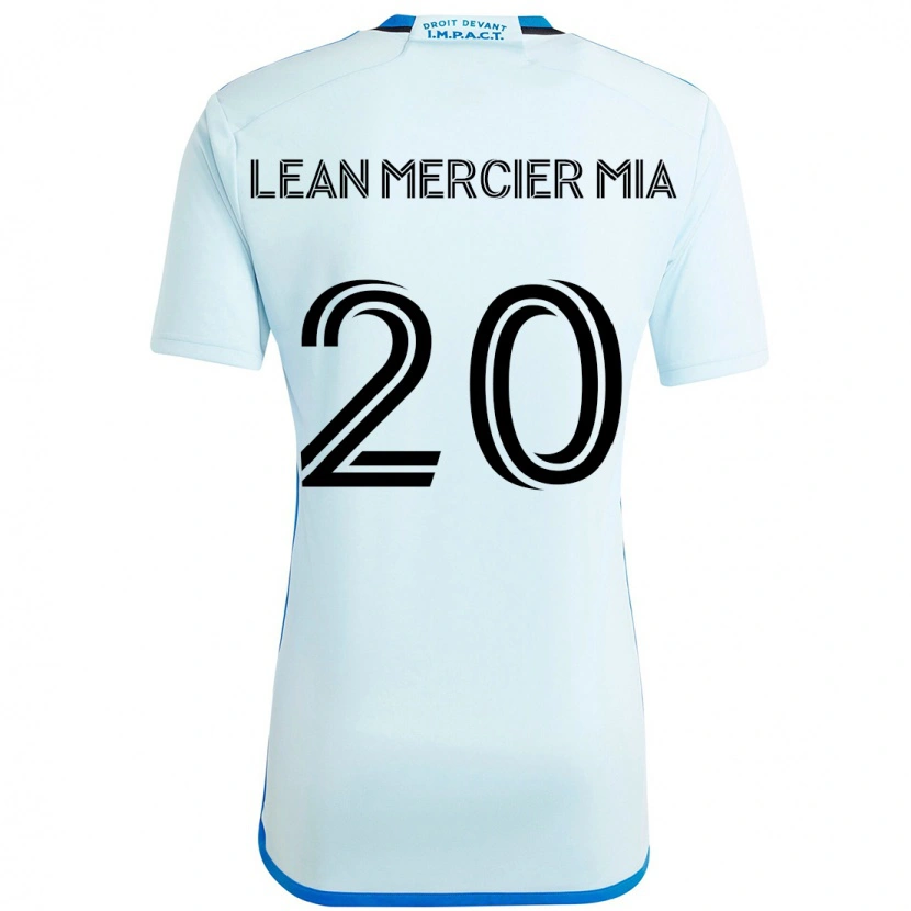 Danxen Mænd Mc Lean Mercier Mia #20 Mørkeblå Sort Udebane Spillertrøjer 2025/26 Trøje T-Shirt