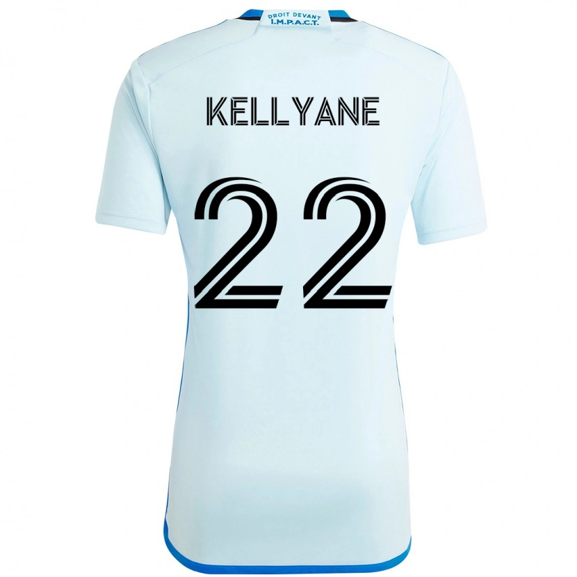 Danxen Mænd Dumas Kellyane #22 Mørkeblå Sort Udebane Spillertrøjer 2025/26 Trøje T-Shirt