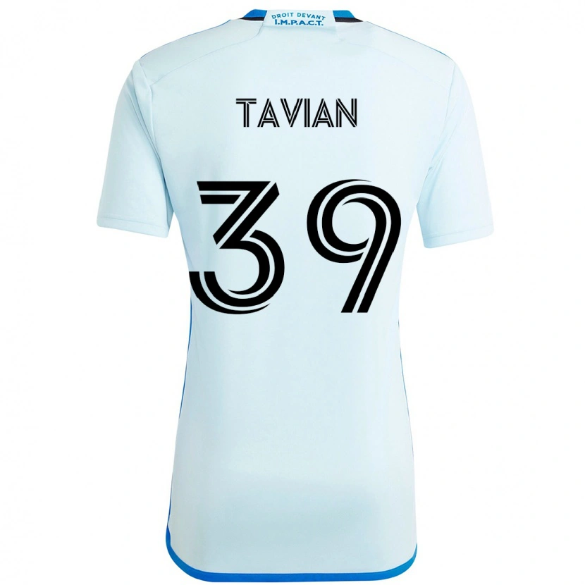 Danxen Mænd Vandendort Tavian #39 Mørkeblå Sort Udebane Spillertrøjer 2025/26 Trøje T-Shirt