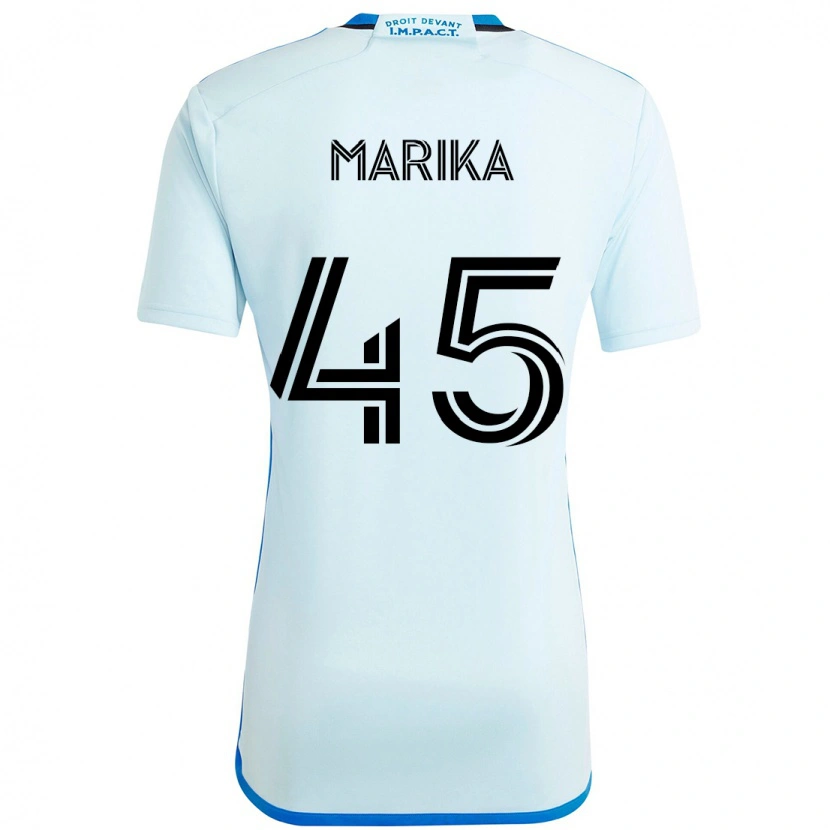 Danxen Mænd Cregheur Marika #45 Mørkeblå Sort Udebane Spillertrøjer 2025/26 Trøje T-Shirt