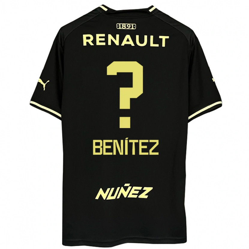 Danxen Mænd Santiago Benítez #0 Gul Sort Udebane Spillertrøjer 2025/26 Trøje T-Shirt
