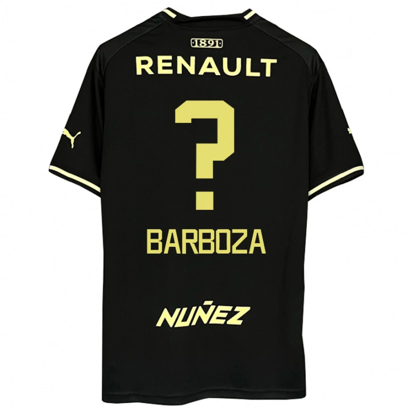 Danxen Mænd Brian Barboza #0 Gul Sort Udebane Spillertrøjer 2025/26 Trøje T-Shirt
