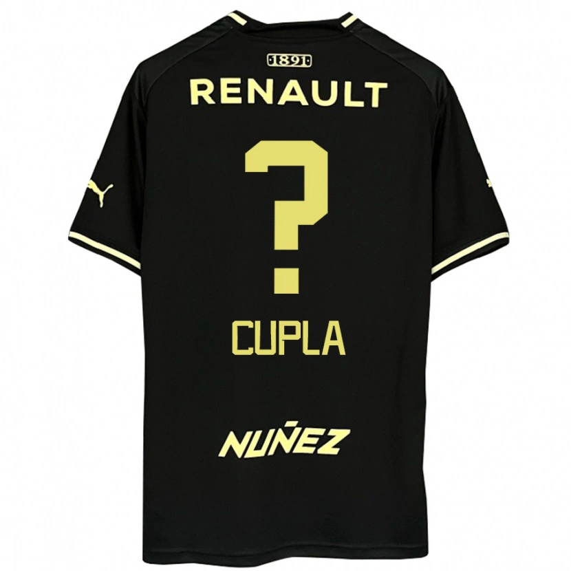 Danxen Mænd Renzo Cupla #0 Gul Sort Udebane Spillertrøjer 2025/26 Trøje T-Shirt