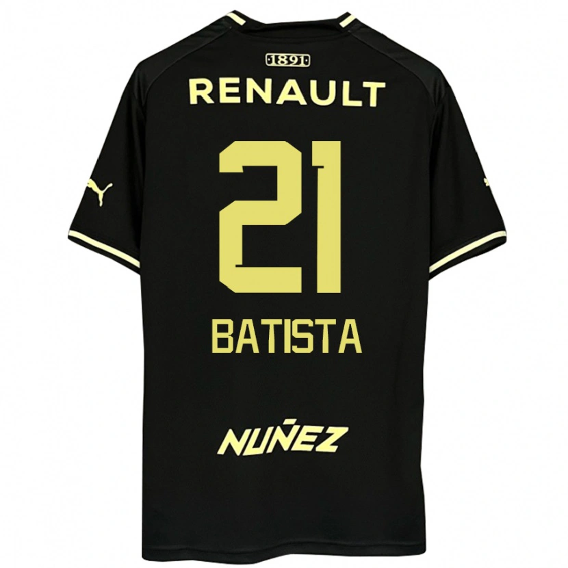 Danxen Mænd Facundo Batista #21 Gul Sort Udebane Spillertrøjer 2025/26 Trøje T-Shirt