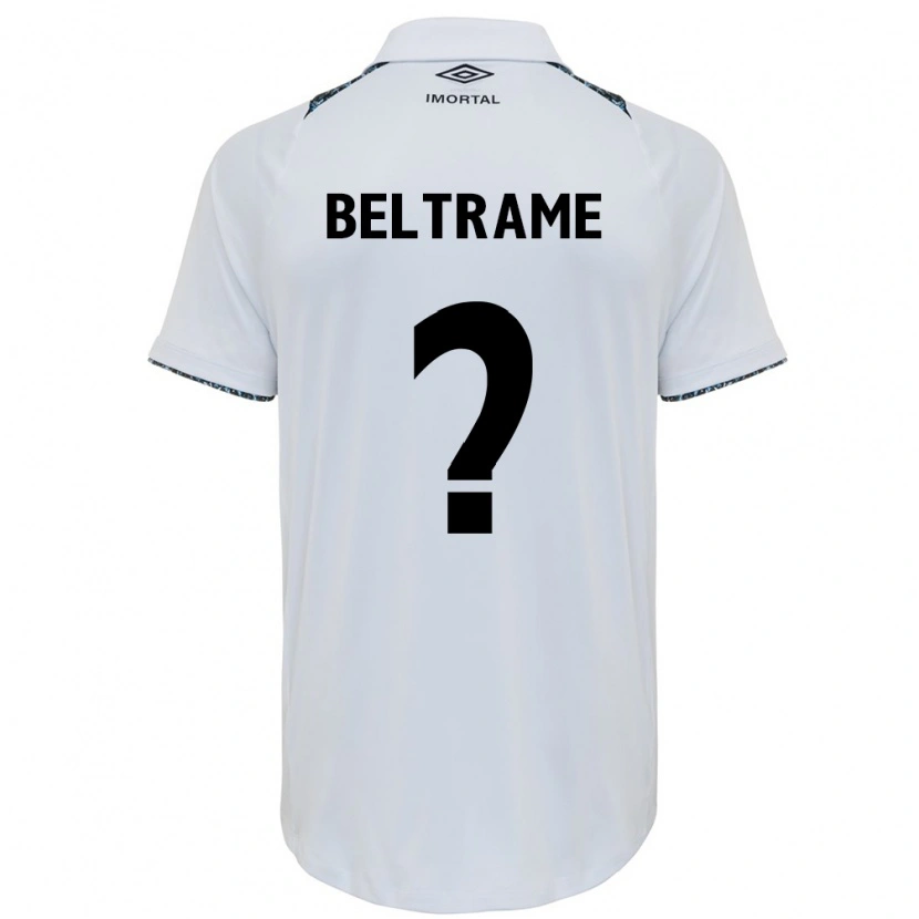 Danxen Mænd Thiago Beltrame #0 Blå Sort Hvid Udebane Spillertrøjer 2025/26 Trøje T-Shirt