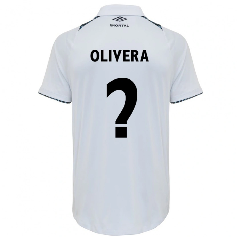 Danxen Mænd Cristian Olivera #0 Blå Sort Hvid Udebane Spillertrøjer 2025/26 Trøje T-Shirt