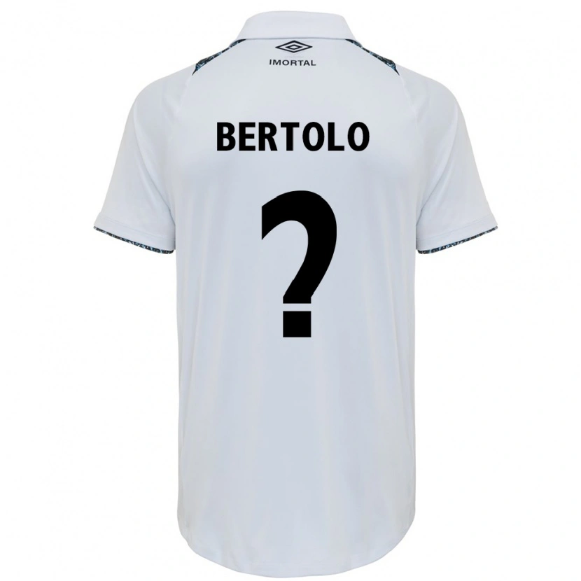 Danxen Mænd Mateus Bertolo #0 Blå Sort Hvid Udebane Spillertrøjer 2025/26 Trøje T-Shirt