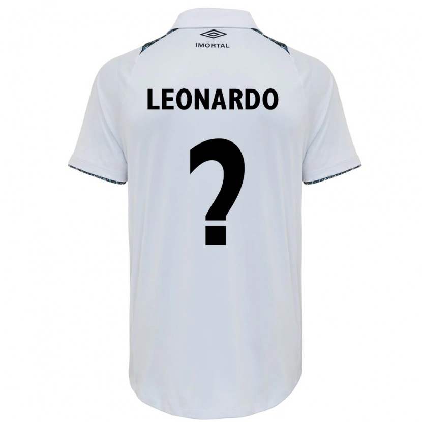 Danxen Mænd Wagner Leonardo #0 Blå Sort Hvid Udebane Spillertrøjer 2025/26 Trøje T-Shirt