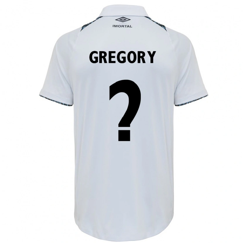 Danxen Mænd Gregory #0 Blå Sort Hvid Udebane Spillertrøjer 2025/26 Trøje T-Shirt