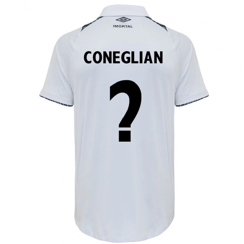 Danxen Mænd Arthur Coneglian #0 Blå Sort Hvid Udebane Spillertrøjer 2025/26 Trøje T-Shirt