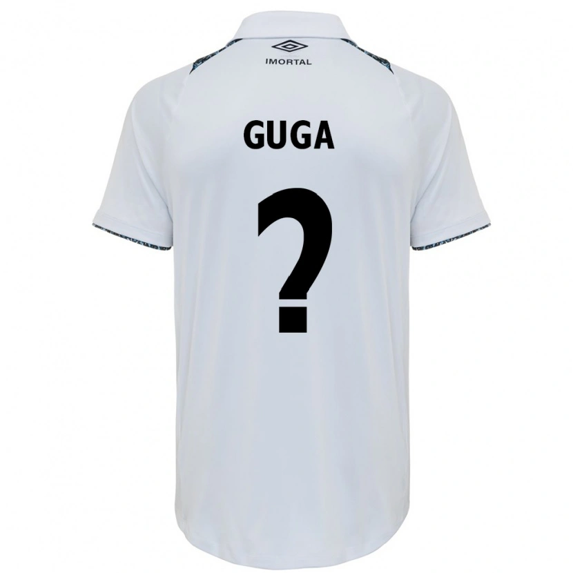Danxen Mænd Guga #0 Blå Sort Hvid Udebane Spillertrøjer 2025/26 Trøje T-Shirt