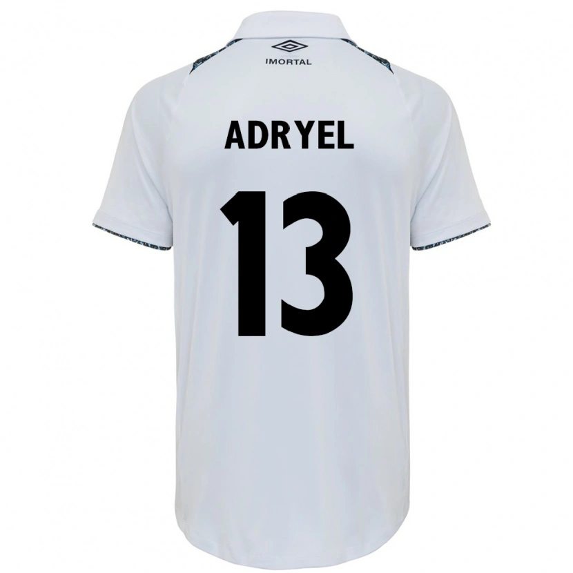 Danxen Mænd Adryel #13 Blå Sort Hvid Udebane Spillertrøjer 2025/26 Trøje T-Shirt