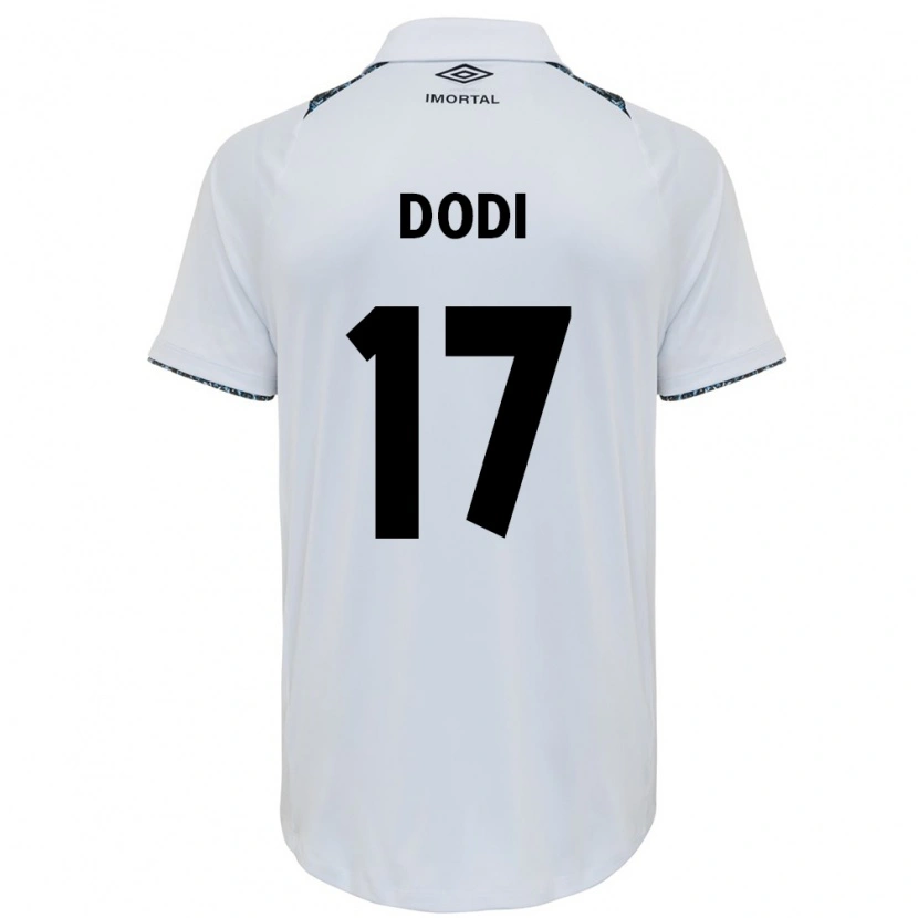 Danxen Mænd Dodi #17 Blå Sort Hvid Udebane Spillertrøjer 2025/26 Trøje T-Shirt