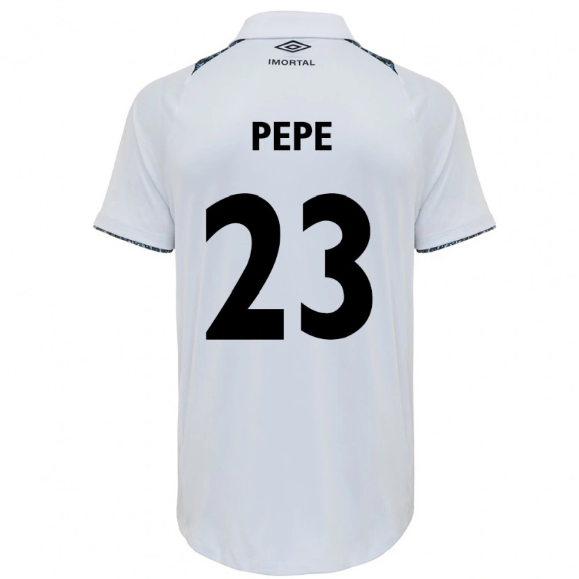 Danxen Mænd Pepê #23 Blå Sort Hvid Udebane Spillertrøjer 2025/26 Trøje T-Shirt