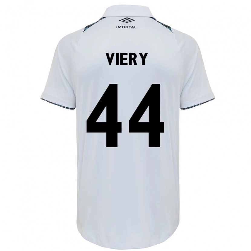 Danxen Mænd Viery #44 Blå Sort Hvid Udebane Spillertrøjer 2025/26 Trøje T-Shirt