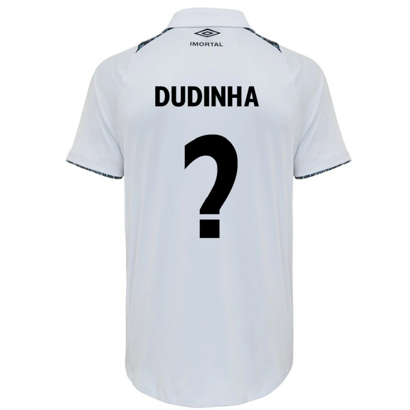 Danxen Mænd Dudinha #0 Blå Sort Hvid Udebane Spillertrøjer 2025/26 Trøje T-Shirt