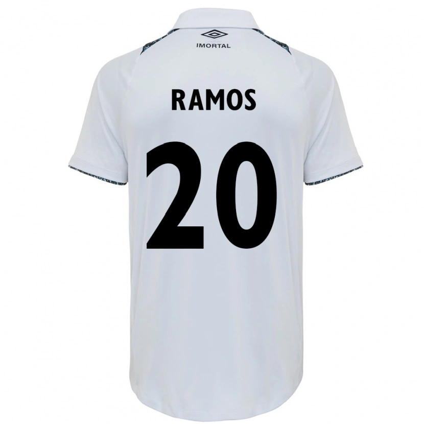 Danxen Mænd Mónica Ramos #20 Blå Sort Hvid Udebane Spillertrøjer 2025/26 Trøje T-Shirt