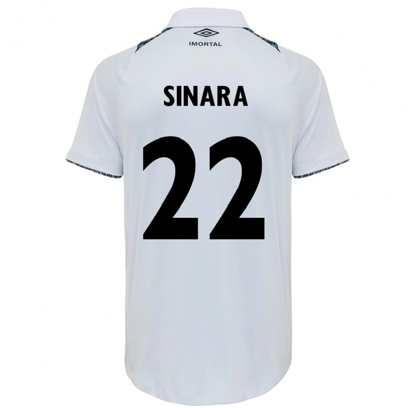 Danxen Mænd Sinara #22 Blå Sort Hvid Udebane Spillertrøjer 2025/26 Trøje T-Shirt