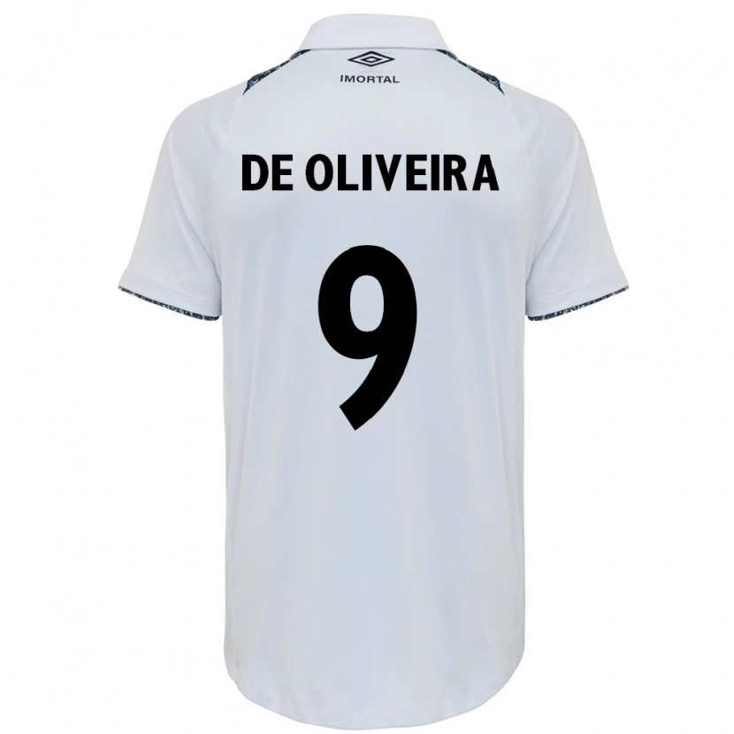 Danxen Mænd Veridiana Mostaco De Oliveira #9 Blå Sort Hvid Udebane Spillertrøjer 2025/26 Trøje T-Shirt