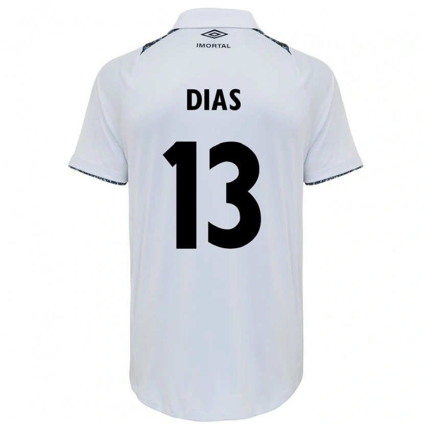 Danxen Mænd Viviane Aparecida Dias #13 Blå Sort Hvid Udebane Spillertrøjer 2025/26 Trøje T-Shirt