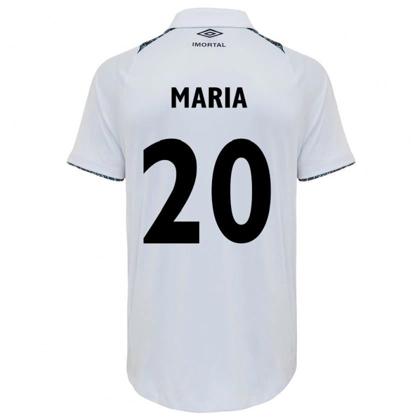 Danxen Mænd Maria De Lourdes Ribeiro Silva #20 Blå Sort Hvid Udebane Spillertrøjer 2025/26 Trøje T-Shirt