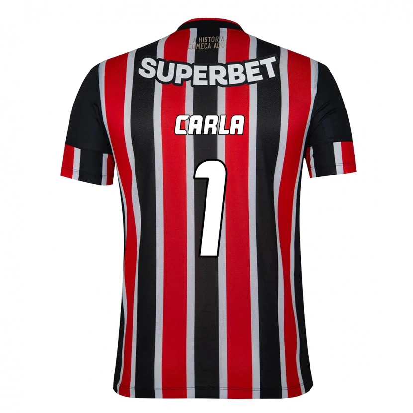 Danxen Mænd Carla #1 Rød Sort Hvid Udebane Spillertrøjer 2025/26 Trøje T-Shirt