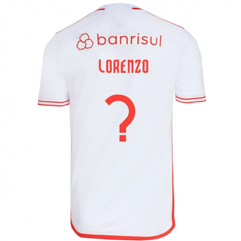 Danxen Mænd Lorenzo #0 Rød Hvid Udebane Spillertrøjer 2025/26 Trøje T-Shirt