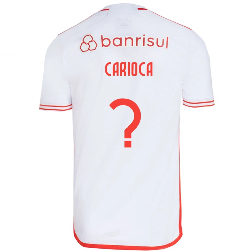 Danxen Mænd Carioca #0 Rød Hvid Udebane Spillertrøjer 2025/26 Trøje T-Shirt