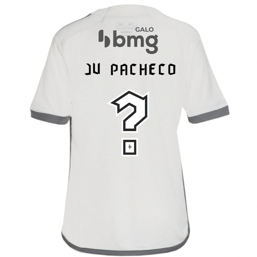 Danxen Mænd Ju Pacheco #0 Hvid Sort Udebane Spillertrøjer 2025/26 Trøje T-Shirt
