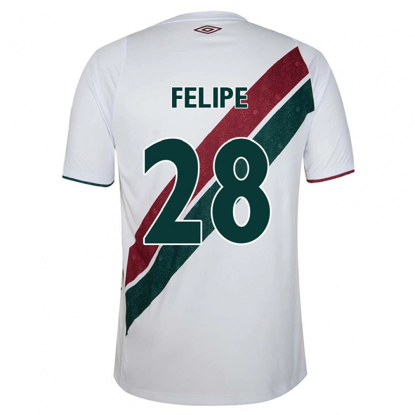 Danxen Mænd Riquelme #28 Grøn Maroon Hvid Udebane Spillertrøjer 2025/26 Trøje T-Shirt