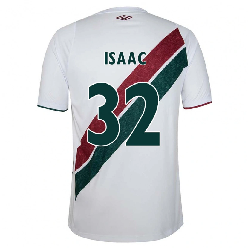 Danxen Mænd Isaac #32 Grøn Maroon Hvid Udebane Spillertrøjer 2025/26 Trøje T-Shirt