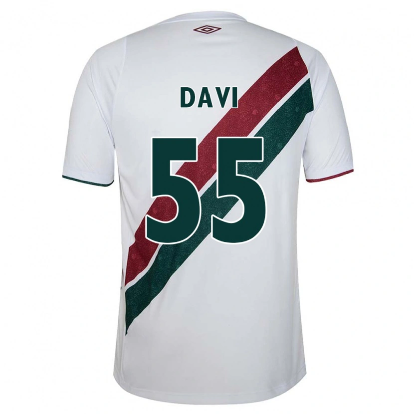 Danxen Mænd Wallace Davi #55 Grøn Maroon Hvid Udebane Spillertrøjer 2025/26 Trøje T-Shirt