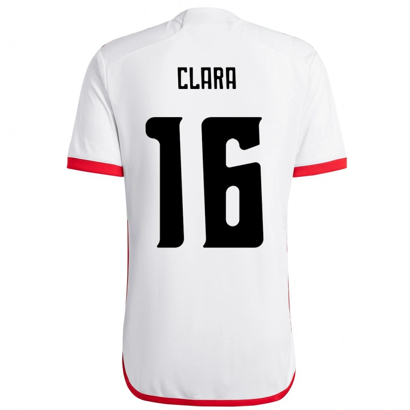 Danxen Mænd Ana Clara #16 Rød Sort Udebane Spillertrøjer 2025/26 Trøje T-Shirt
