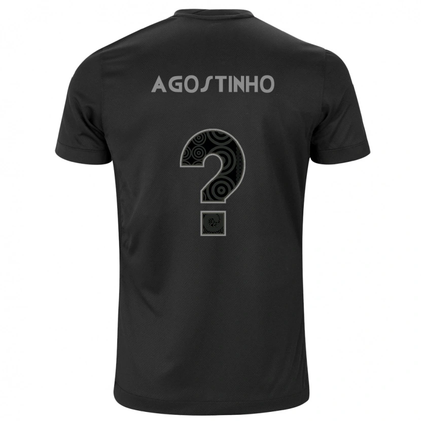 Danxen Mænd Léo Agostinho #0 Hvid Sort Udebane Spillertrøjer 2025/26 Trøje T-Shirt